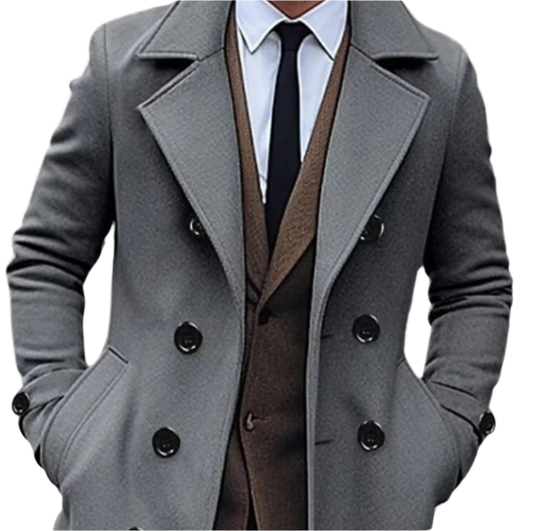 Classic Water Repellent Mens Trench Coat