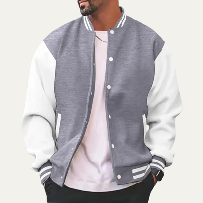 Men's Retro Style Contrast Jacket