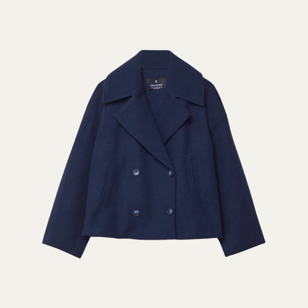Classic Oversized Short Trench Coat