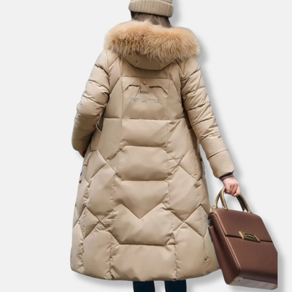 Warm Quilted Puffer Parka Coat