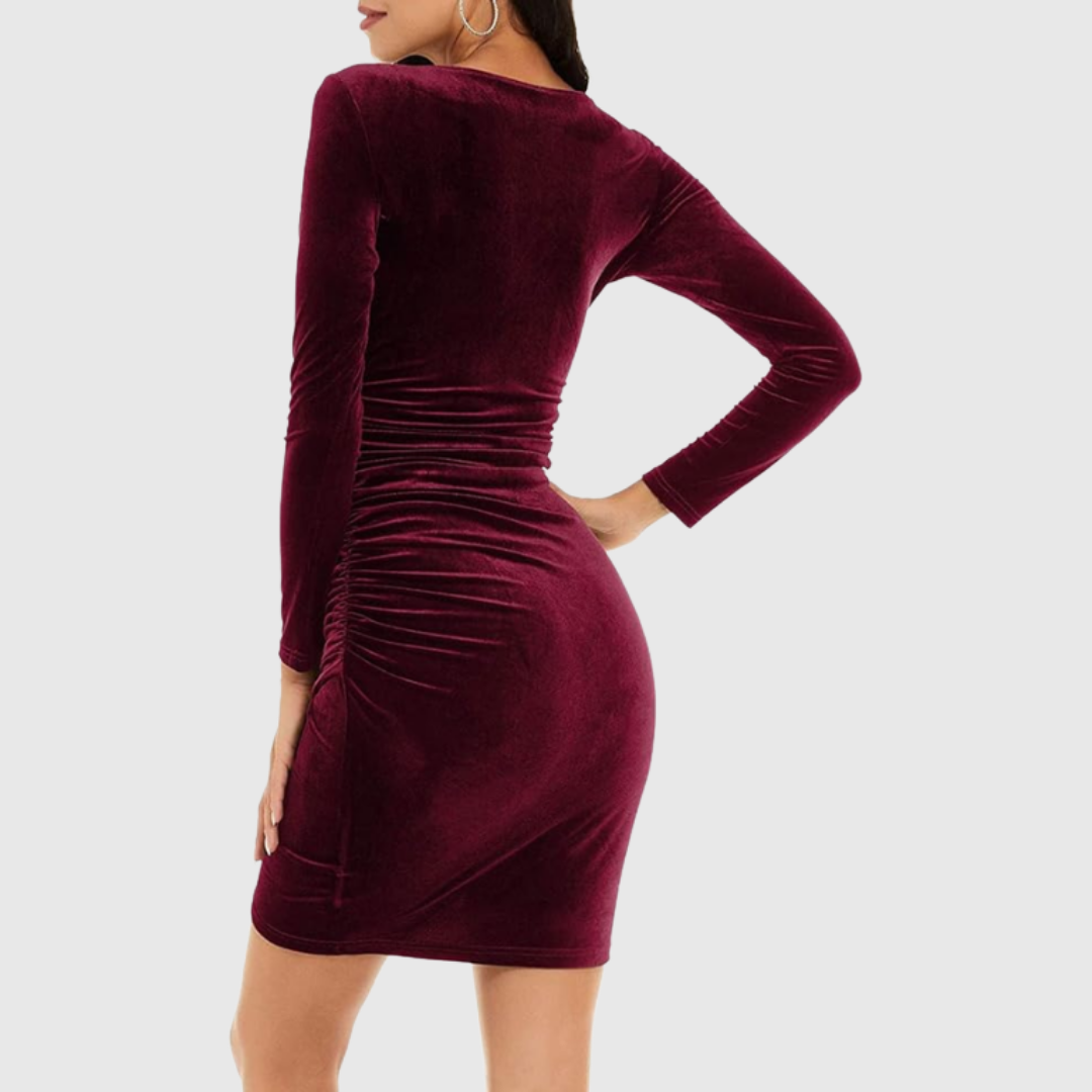 Luxurious Soft Velvet Party Dress