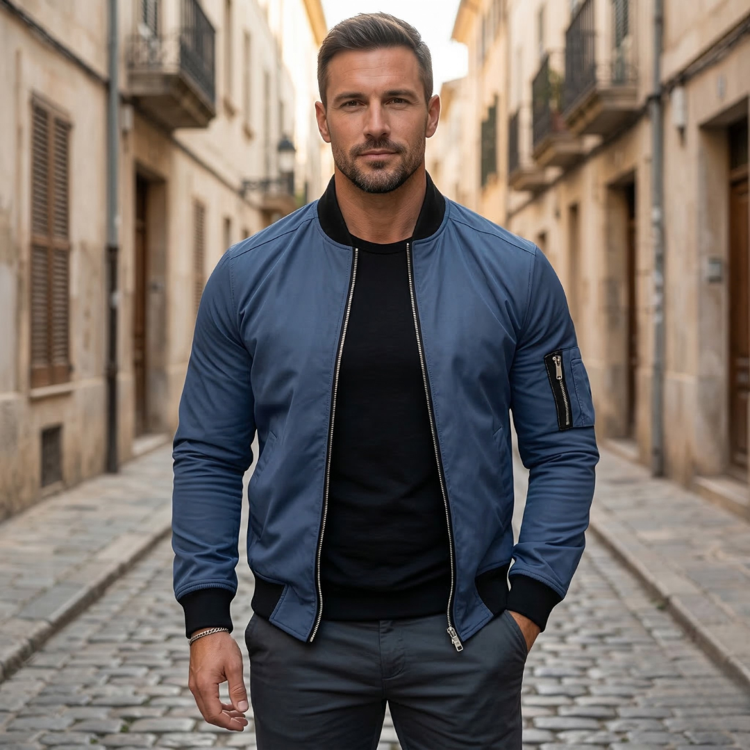 Slim Fit Zipper Jacket Casual Everyday Coat