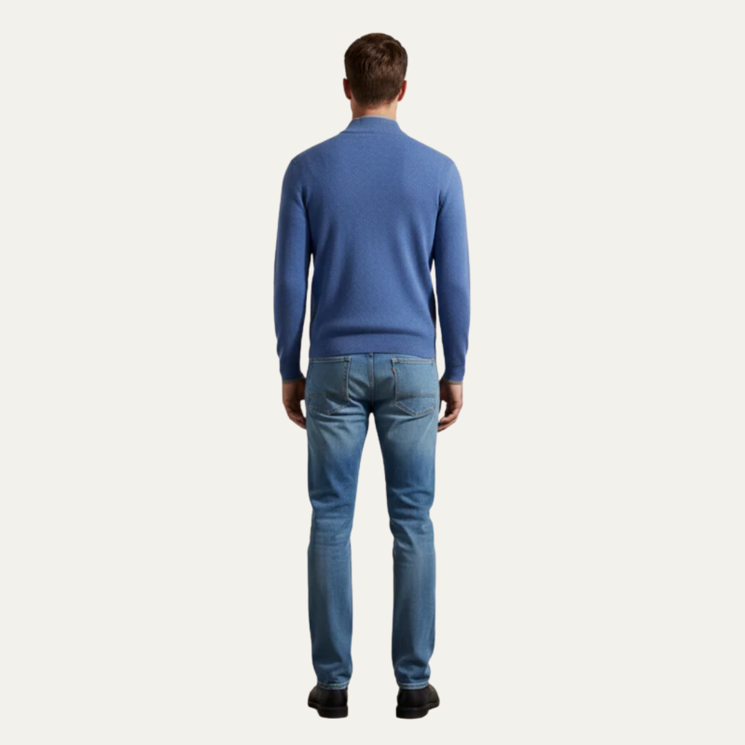 Men's Thick Cable Knit Pullover Sweater