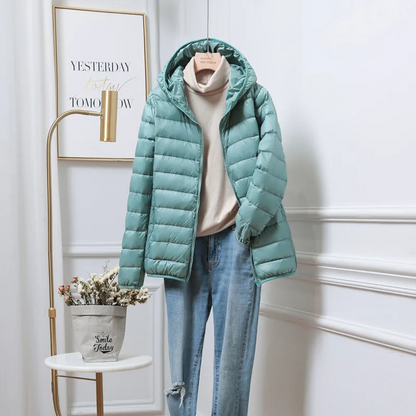 Comfortable Ladies Filled Parka Jacket