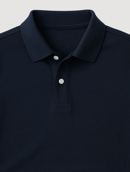 Classic Dark Blue Polo Shirt for Men