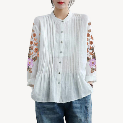 Ladies' Relaxed Fit Linen Shirt