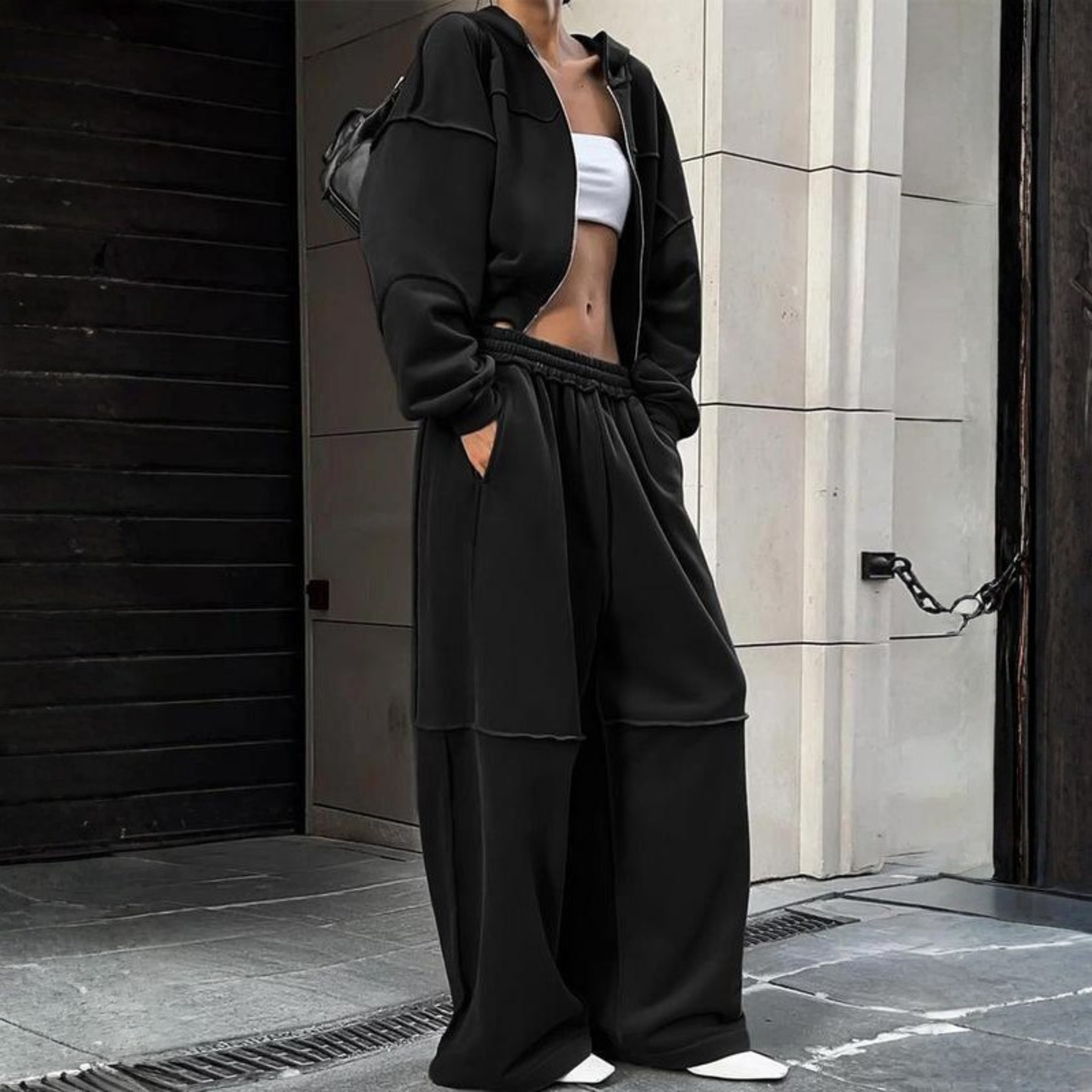 Soft Fleece Hoodie and Jogger Pants Set