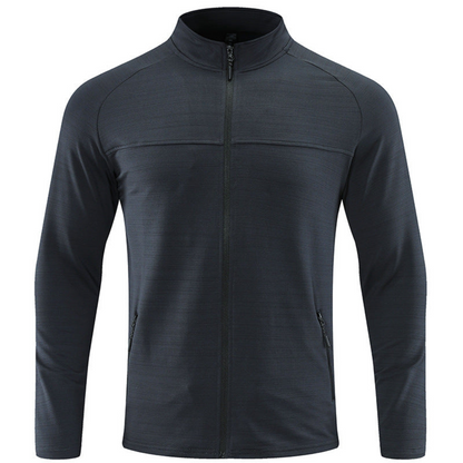 Men's Breathable Water Resistant Zip Up Jacket