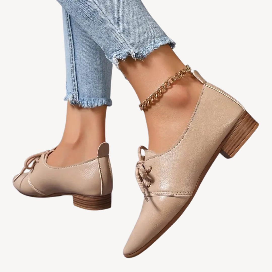 Comfortable Women's Flat Leather Shoes
