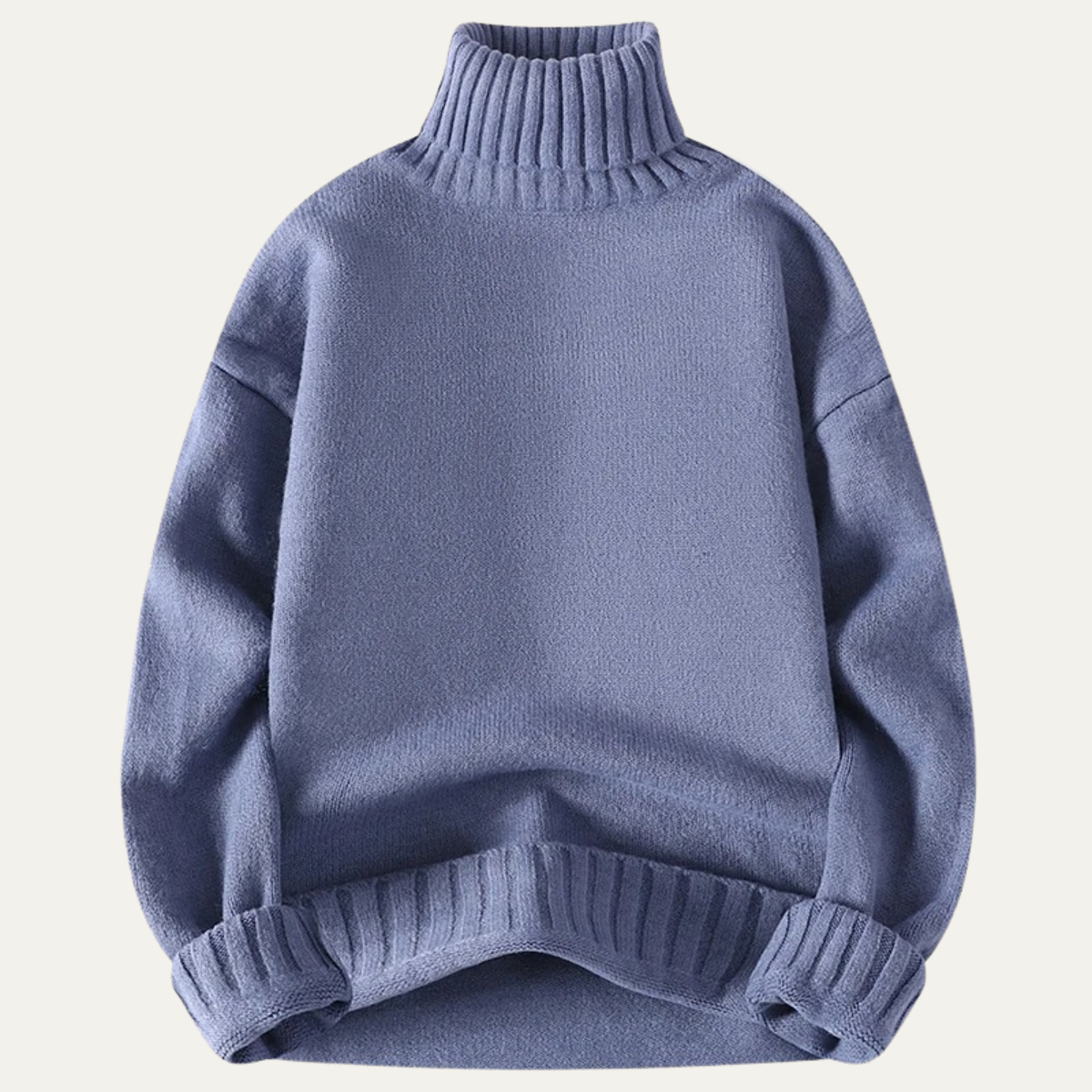 Casual Thick Knit Crew Neck Sweater
