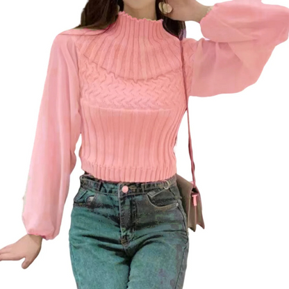 Cozy Ladies Sleeveless Turtleneck Sweater Vest