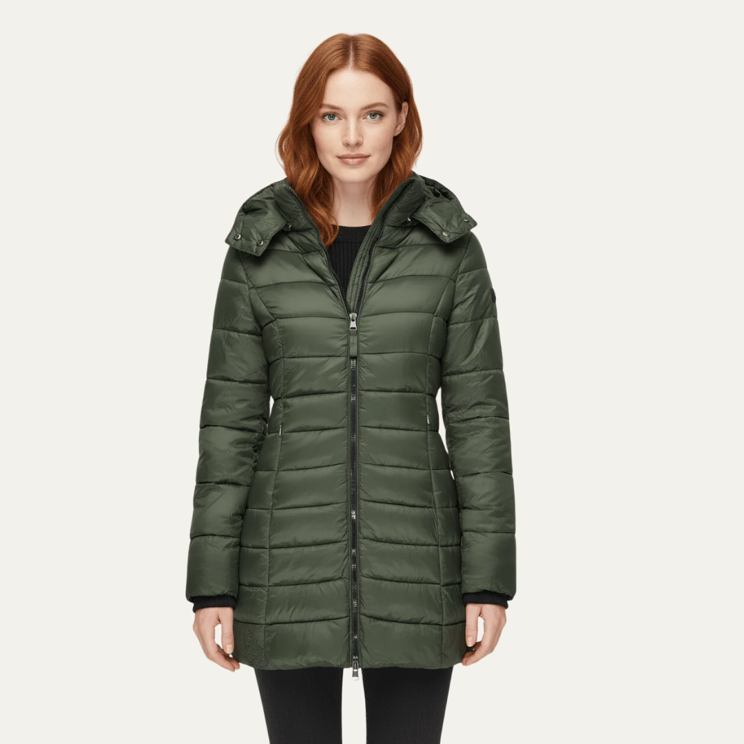 Slim Fit Women's Water Resistant Puffer Jacket