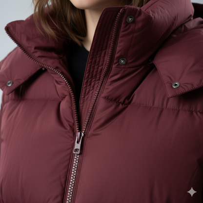 Warm Padded Parka Coat for Women