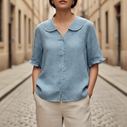 Ladies Classic Relaxed Fit Summer Shirt