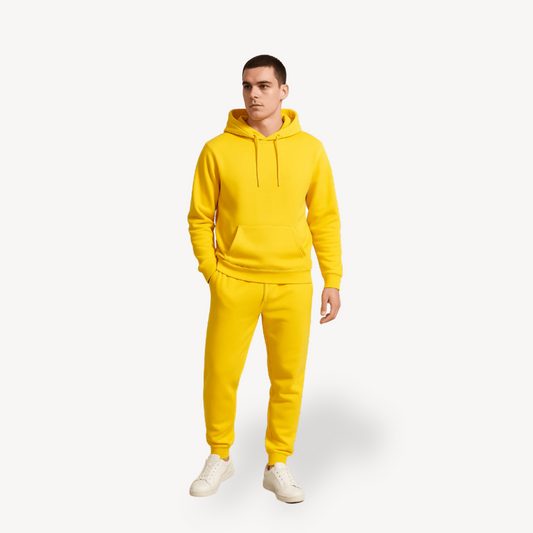 Comfy Cotton Sweatpants Hoodie Set - OutfitLondon