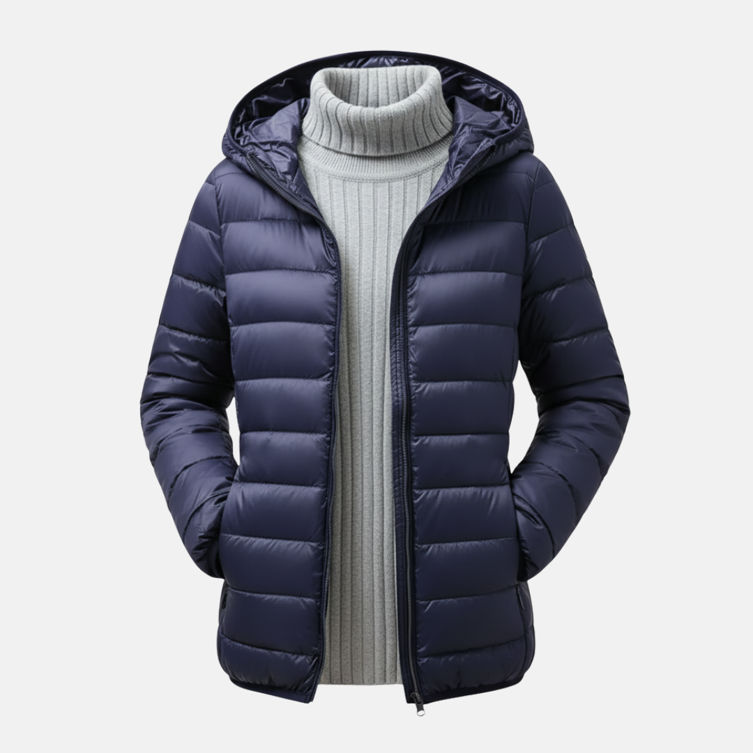 Cozy Quilted Hooded Winter Jacket