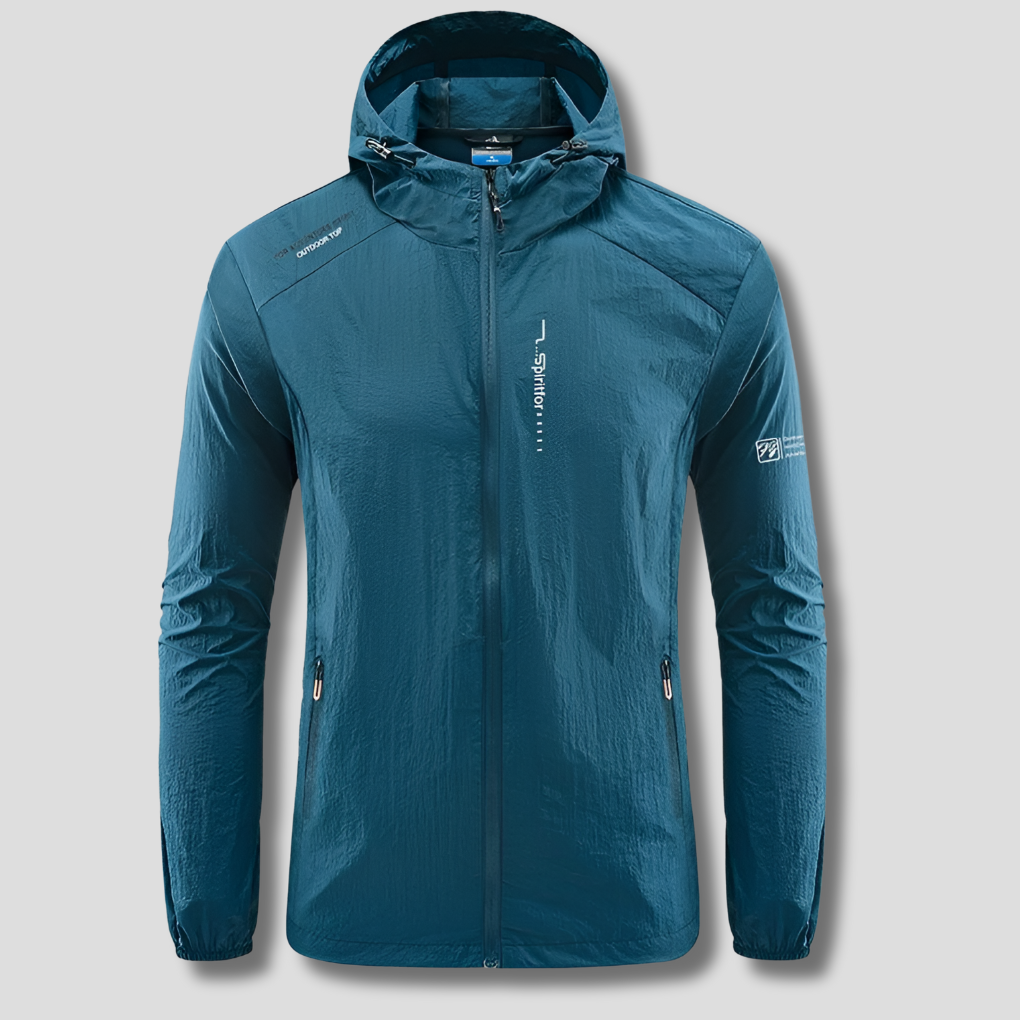 Lightweight Water Resistant Summer Hooded Jacket - OutfitLondon