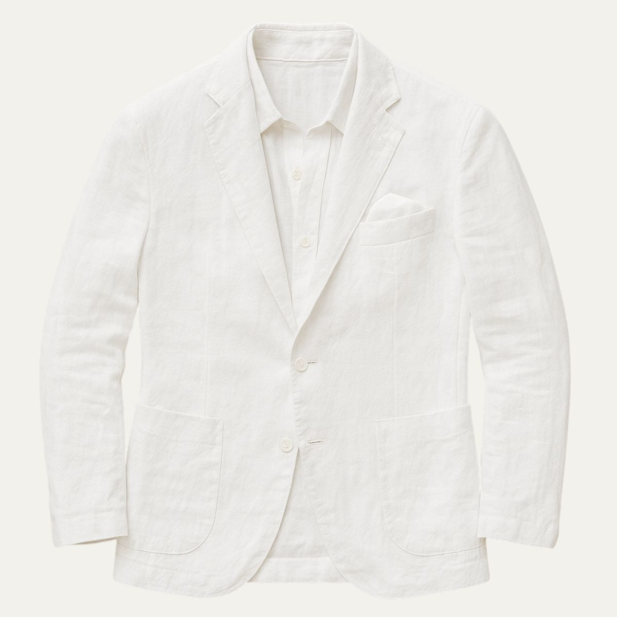 Lightweight Beige Summer Jacket for Men - Wedding Guest Wear