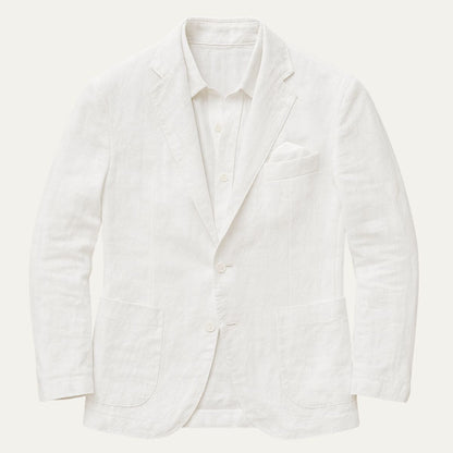 Lightweight Beige Summer Jacket for Men - Wedding Guest Wear
