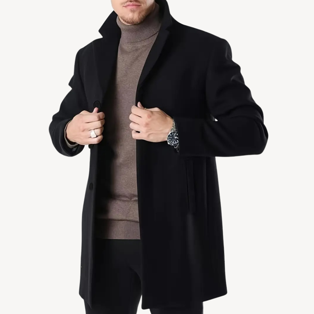 Warm Winter Mens Wool Pea Coat