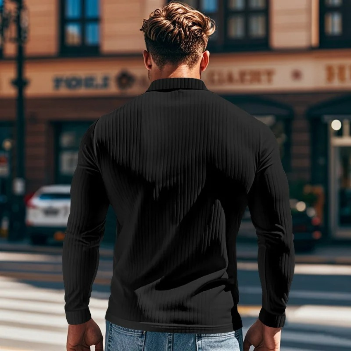 Relaxed Fit Men's Classic Polo Shirt