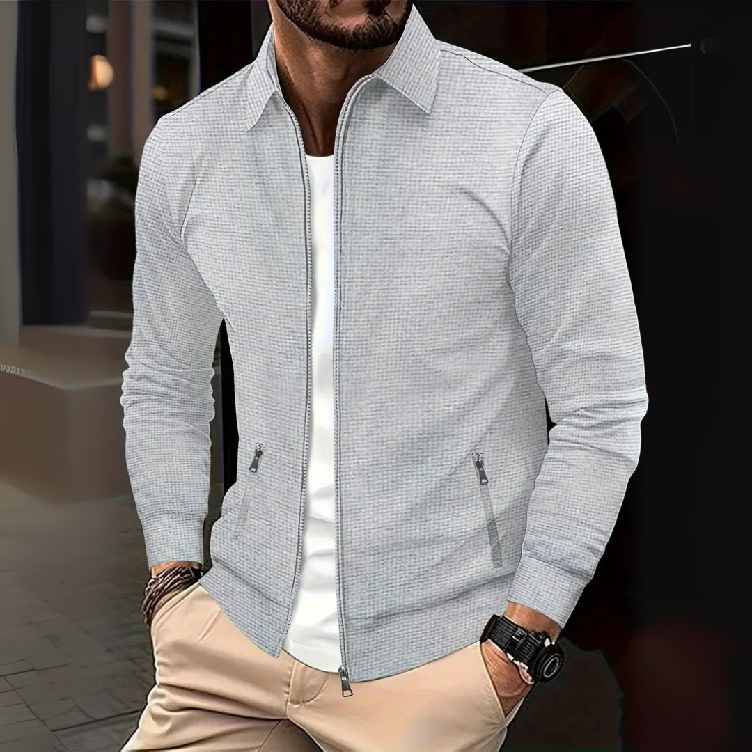 Relaxed Fit Men's Zip Jacket