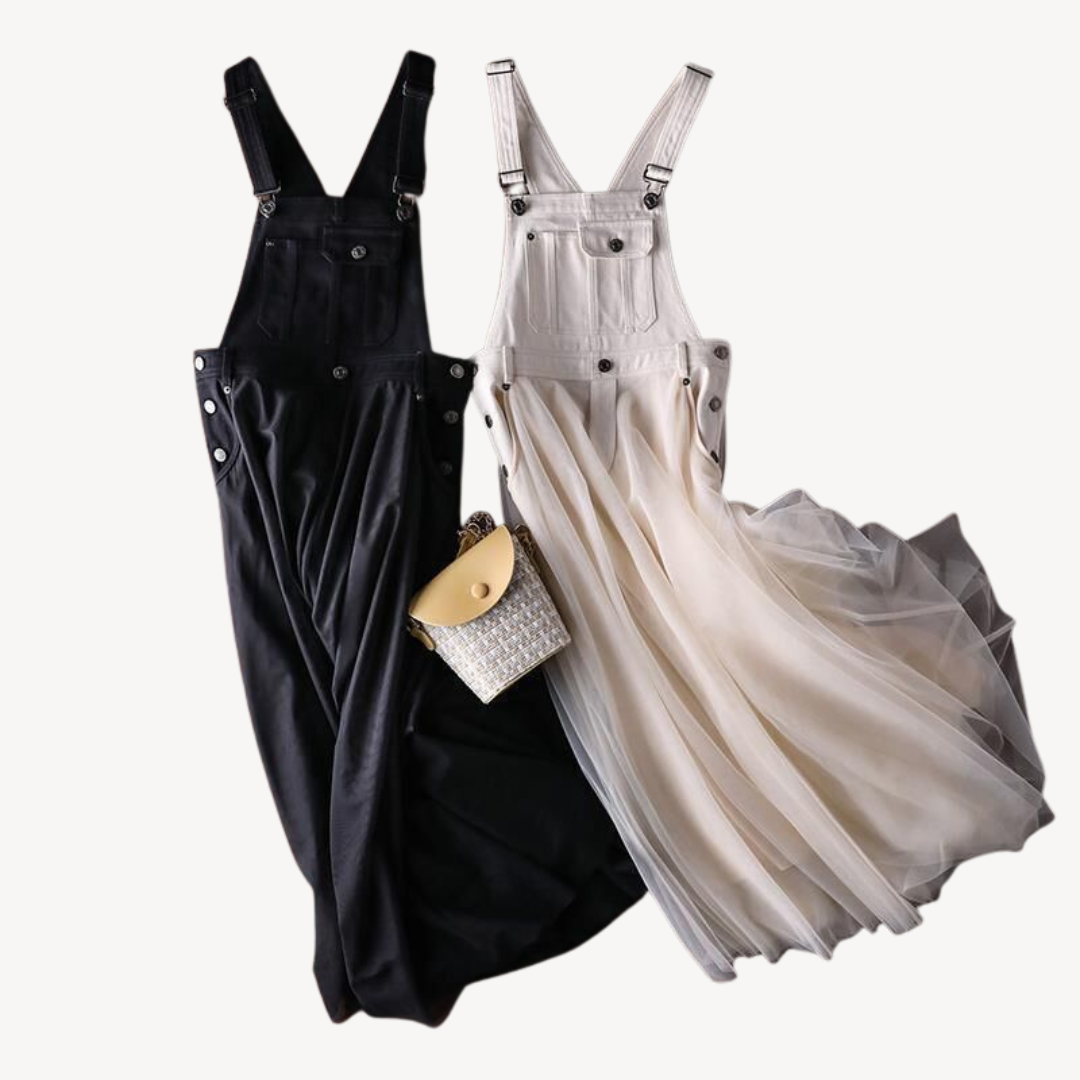 Ladies Blue Jeans Long Dress