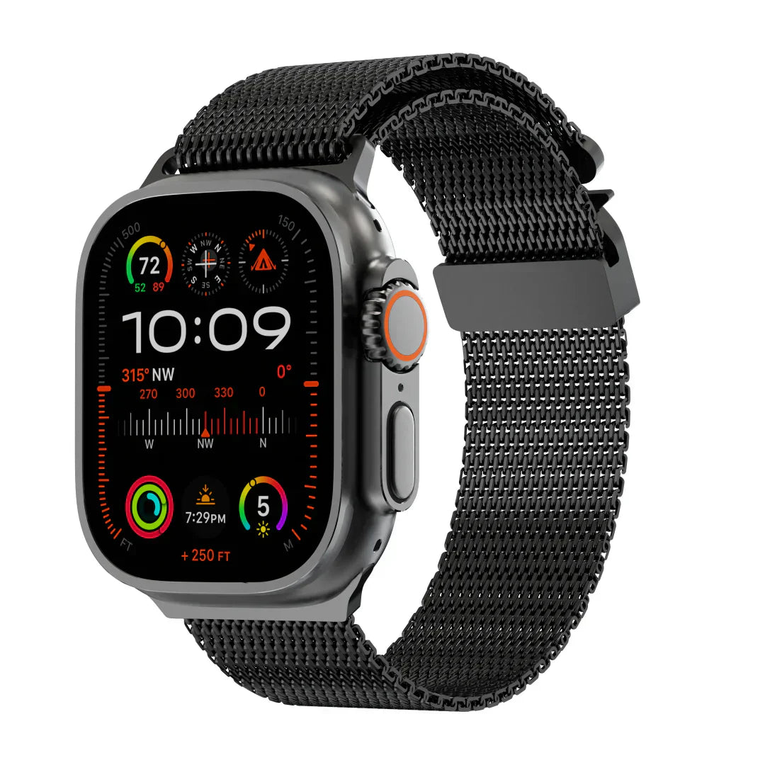 Strong Stainless Steel Band For Apple Watch - OutfitLondon