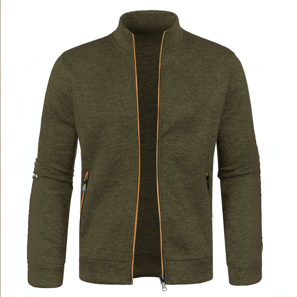 Men's Bright Zip Up Running Jacket