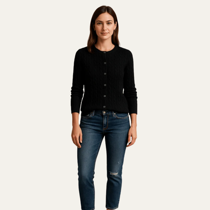 Soft Button Front Knit Women's Cardigan