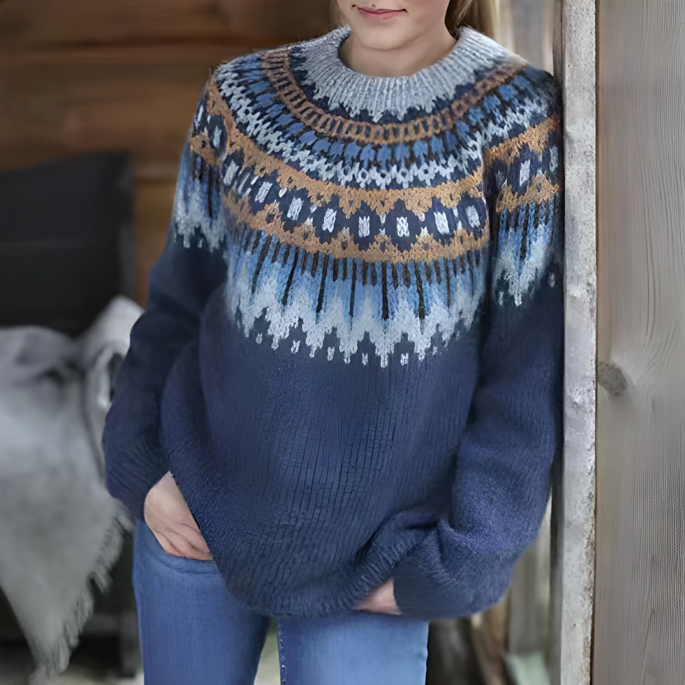 Cozy Cable Knit Winter Sweater - OutfitLondon