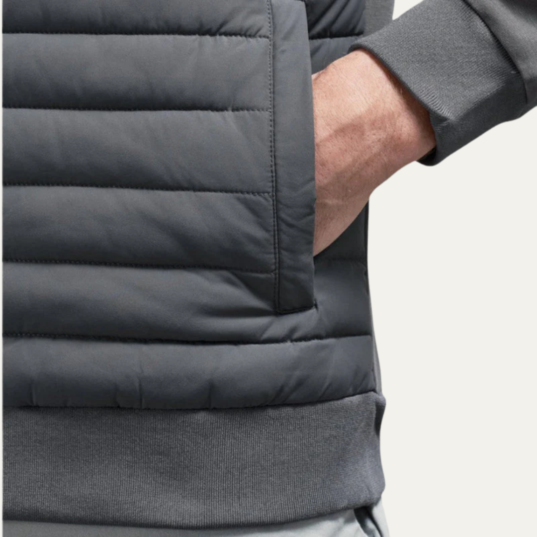 Rugged Men's Sherpa Lined Denim Jacket
