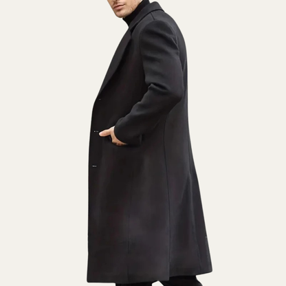 Classic Fit Waterproof Trench Coat for Men