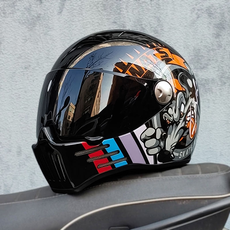 Safe Full Face Bike Helmet DOT Approved