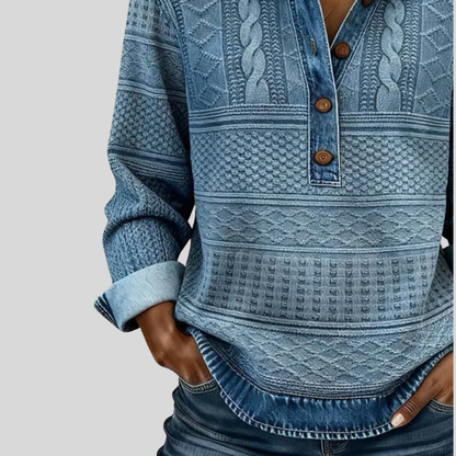 Soft Knit Crew Neck Casual Top