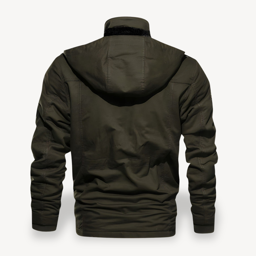 Warm Waterproof Mens Parka Coat with Pockets