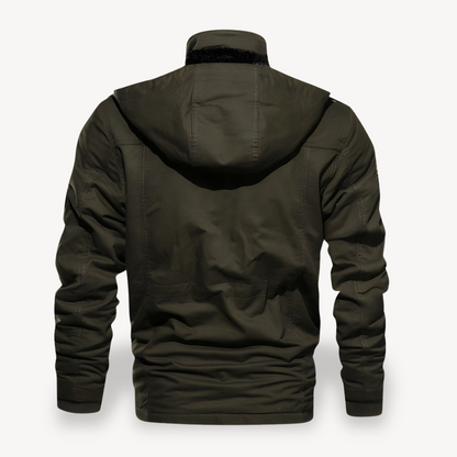Warm Waterproof Mens Parka Coat with Pockets