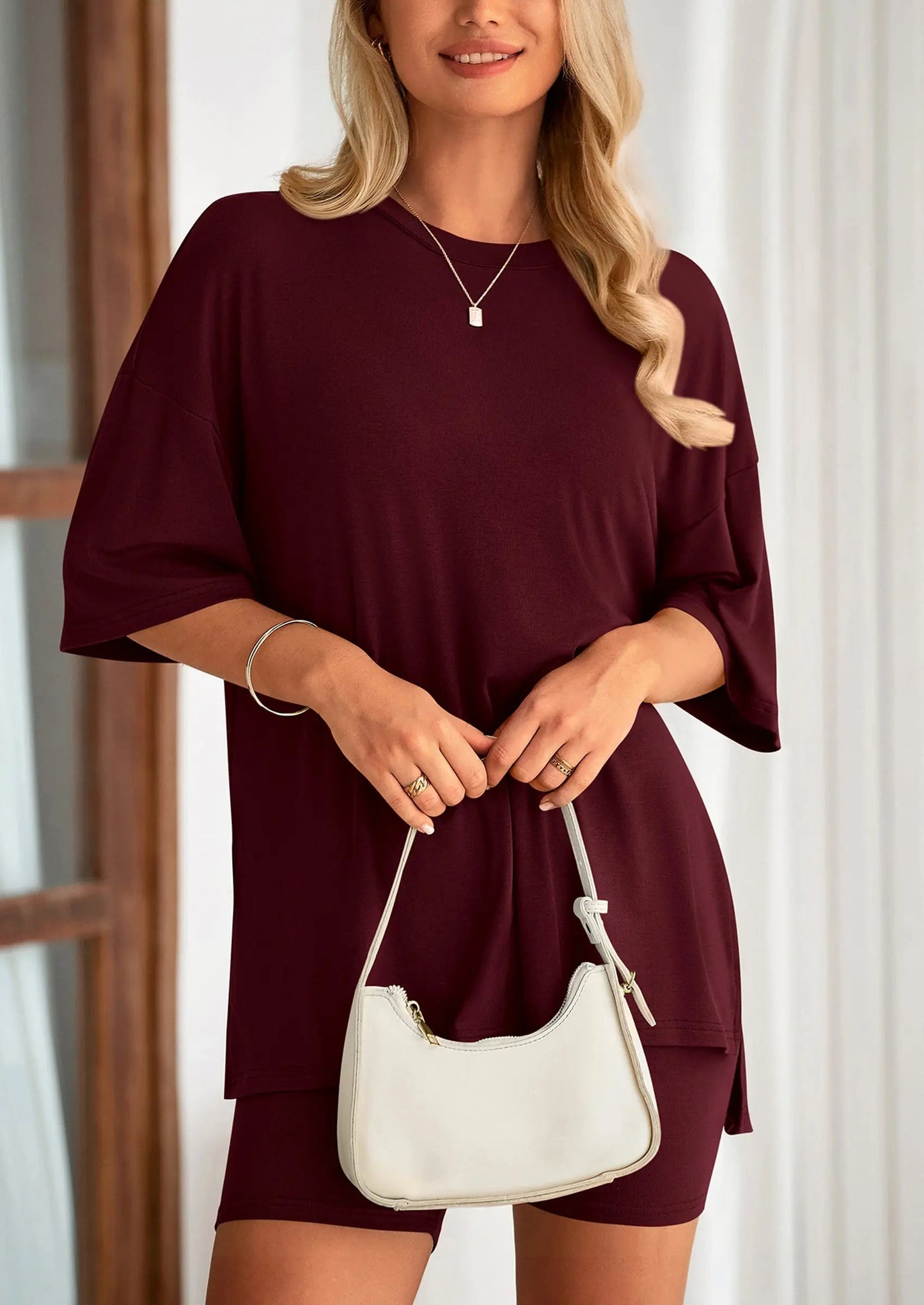 Comfy Summer Shorts Sleeveless Tank Two Piece Outfit