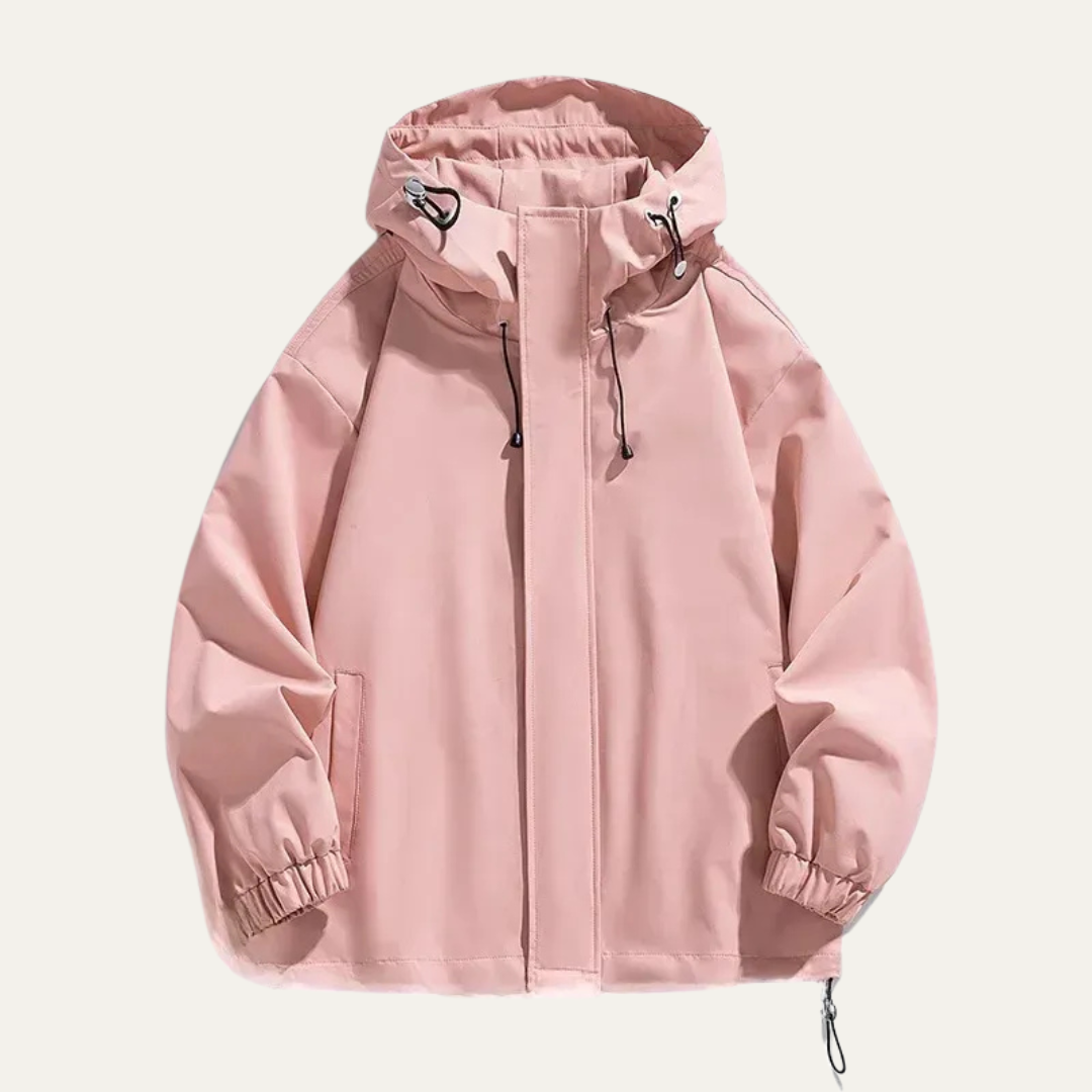 Waterproof Men's Lightweight Hooded Windbreaker Jacket