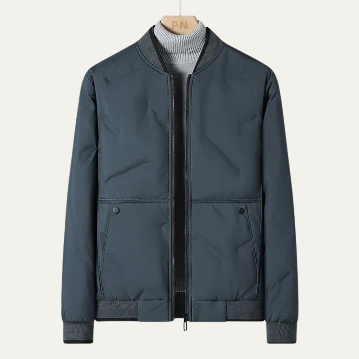 Classic Slim Fit Cotton Bomber Jacket