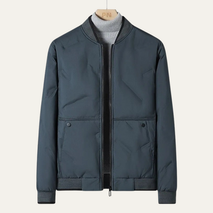 Classic Slim Fit Cotton Bomber Jacket