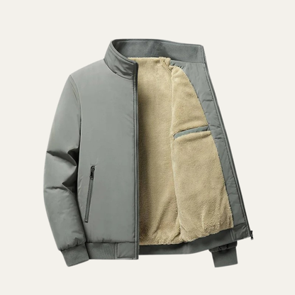 Insulated Men's Synthetic Fur Parka Coat