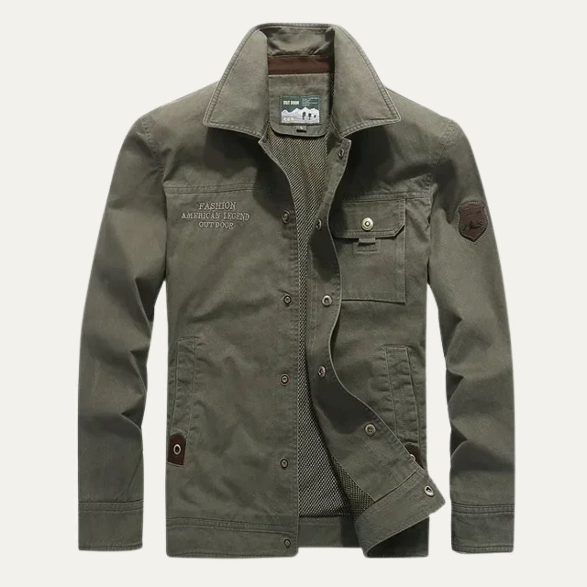 Rugged Outdoor Cargo Jacket For Men