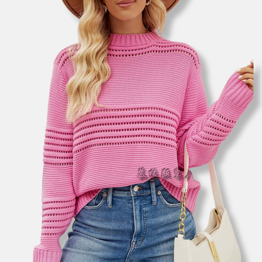 Comfy Women's Cotton Crew Neck Sweater
