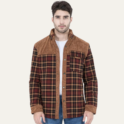 Warm Mens Fleece Hooded Jacket with Thick Lining