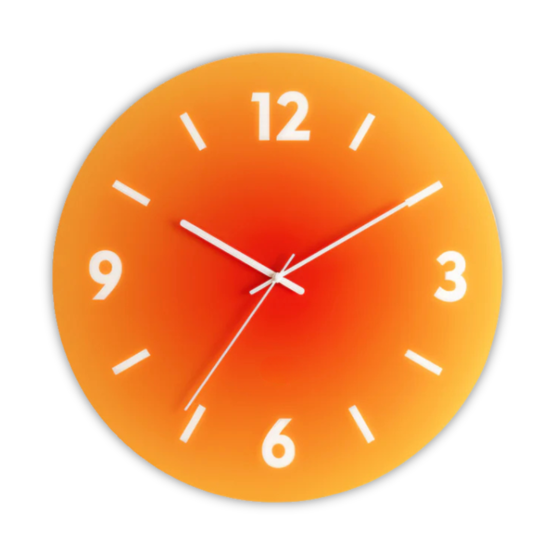 Quiet Large Clear Wall Clock