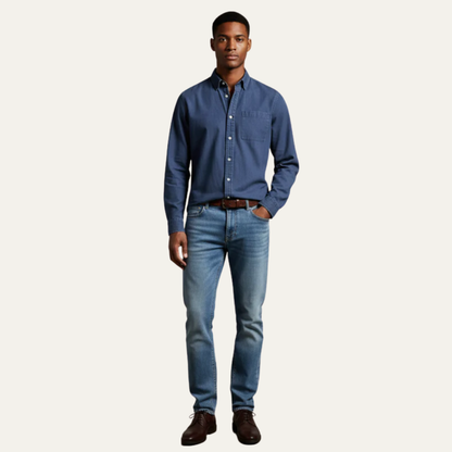 Relaxed Fit Shirt and Jeans Combo Set