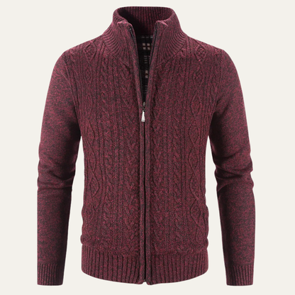 Cozy Mens Fleece Zipper Jacket