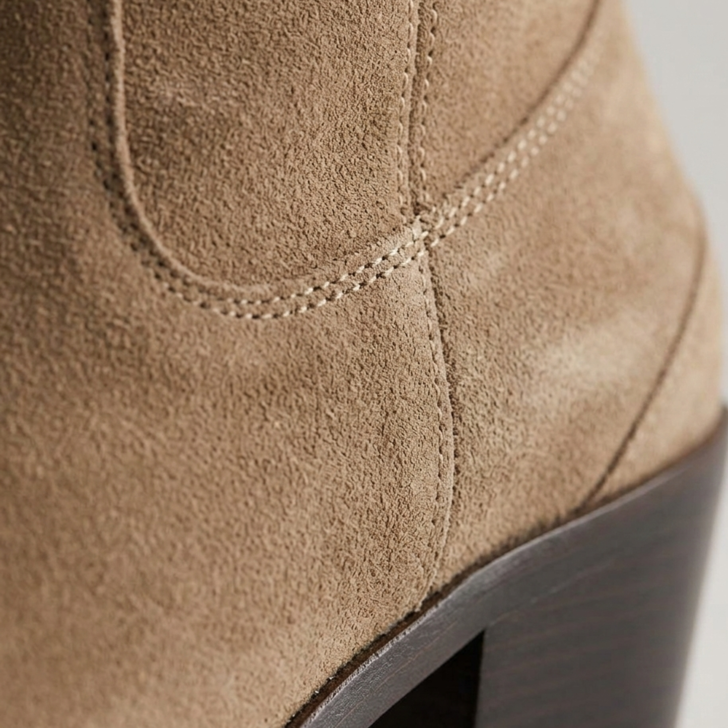 Low Heel Pointed Toe Suede Ankle Boots Women