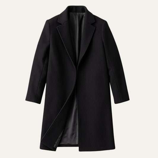 Classic Fit Men's Knee Length Coat - OutfitLondon
